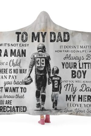 Personalized Wearable Hooded Blanket for Adult for Kids