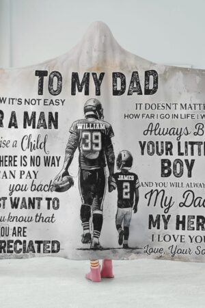 Personalized Wearable Hooded Blanket for Adult for Kids