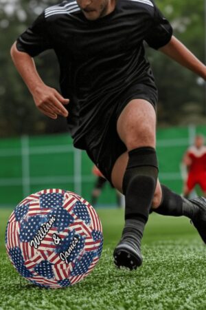 PU Sports Icon For All Over Printing Soccer Ball