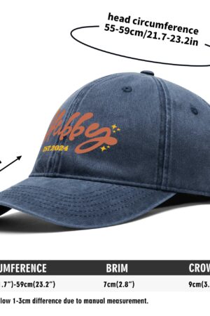 Front Printing Outdoor Baseball Cap Denim Style Hat in US (Free Shipping and Shipped in US)