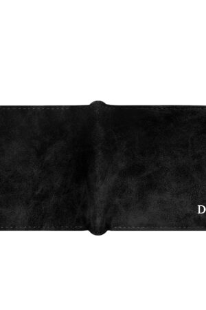 Two Sides Printing Leather Mens Thin Wallet for Dad for Him