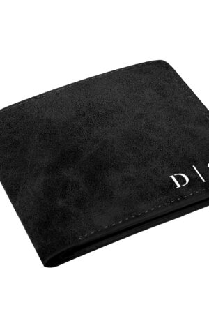 Two Sides Printing Leather Mens Thin Wallet for Dad for Him