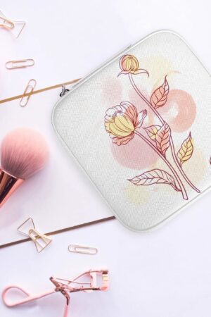 Square Jewelry Box Jewelry Organizer with Mirror for Her