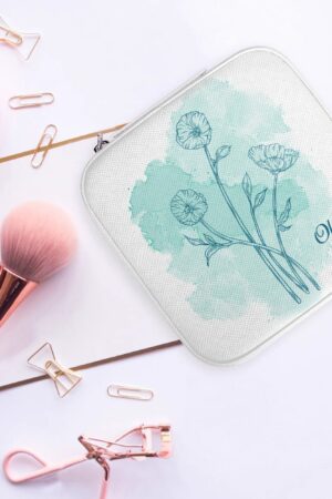 Square Jewelry Box Jewelry Organizer with Mirror for Her