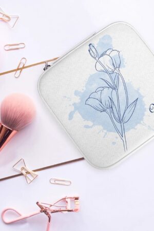 Square Jewelry Box Jewelry Organizer with Mirror for Her