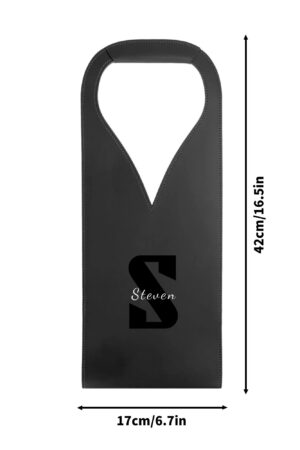 PU Leather Wine Bag Party Accessories with Handle