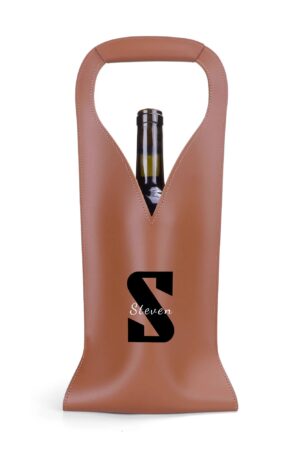 PU Leather Wine Bag Party Accessories with Handle