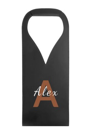 PU Leather Wine Bag Party Accessories with Handle