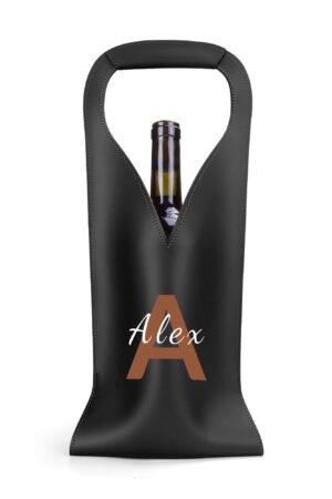 PU Leather Wine Bag Party Accessories with Handle