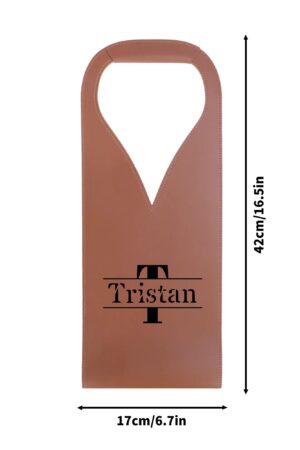 PU Leather Wine Bag Party Accessories with Handle