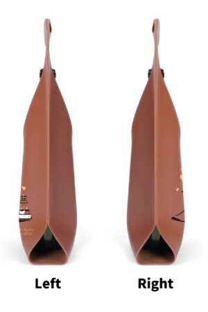 PU Leather Wine Bag Party Accessories with Handle