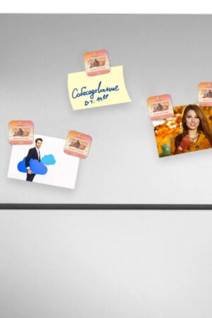 Personalized Magnetic Photos Gifts Fridge Stickers 4 Pcs