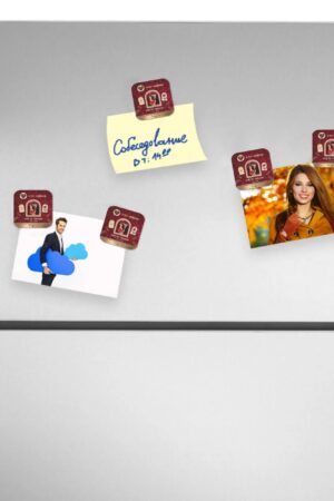 Personalized Magnetic Photos Gifts Fridge Stickers 4 Pcs