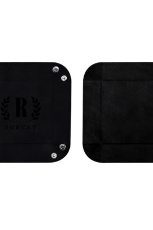 Custom Designs for PU Leather Valet Tray with Jewelry Key Coin Glasses Tray