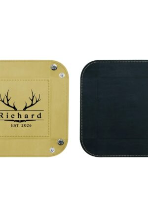 Custom Designs for PU Leather Valet Tray with Jewelry Key Coin Glasses Tray