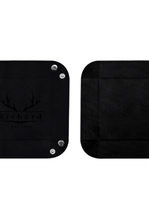 Custom Designs for PU Leather Valet Tray with Jewelry Key Coin Glasses Tray