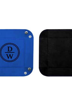 Custom Designs for PU Leather Valet Tray with Jewelry Key Coin Glasses Tray