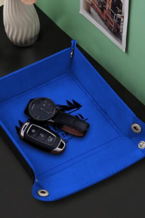 Custom Designs for PU Leather Valet Tray with Jewelry Key Coin Glasses Tray