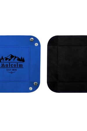 Custom Designs for PU Leather Valet Tray with Jewelry Key Coin Glasses Tray
