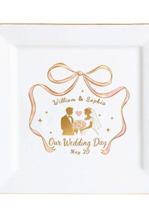 Custom Ceramic Square Dinner Plates Appetizer Plates 1 Pcs ,2 Pcs, 4 Pcs