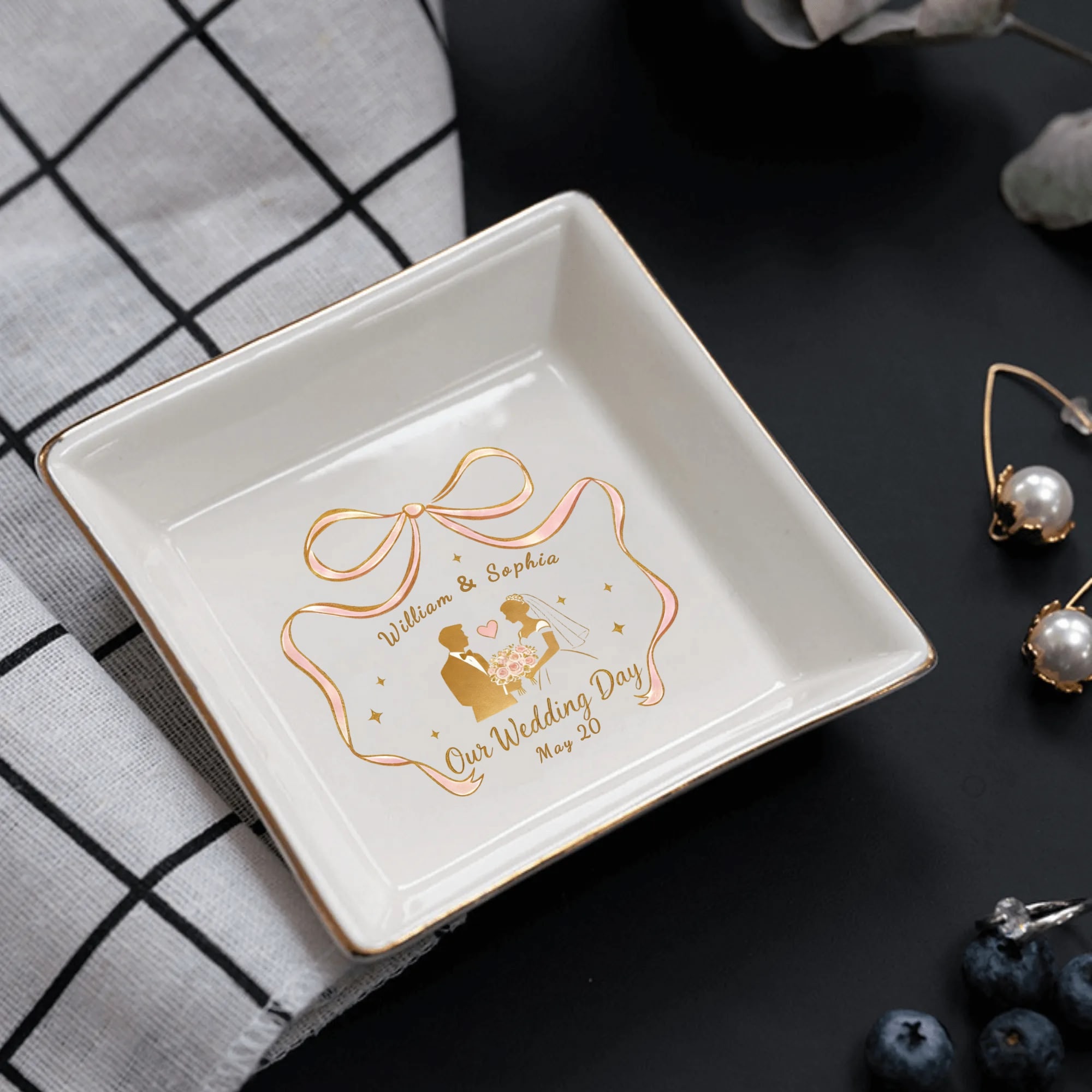 Custom Ceramic Square Dinner Plates Appetizer Plates 1 Pcs ,2 Pcs, 4 Pcs - Image 5