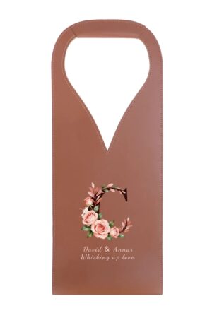 PU Leather Wine Bag Party Accessories with Handle