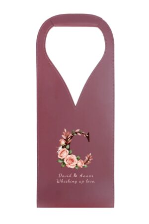 PU Leather Wine Bag Party Accessories with Handle