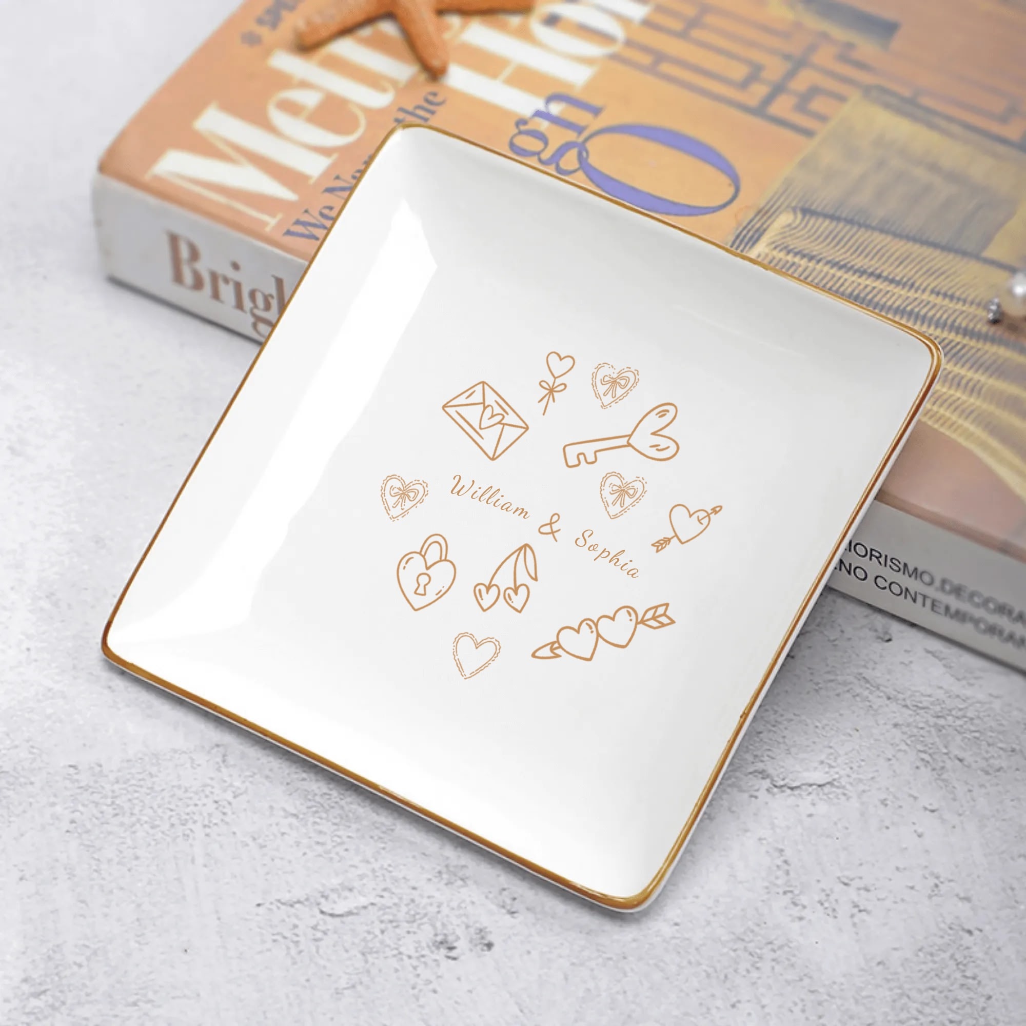 Custom Ceramic Square Dinner Plates Appetizer Plates 1 Pcs ,2 Pcs, 4 Pcs - Image 3