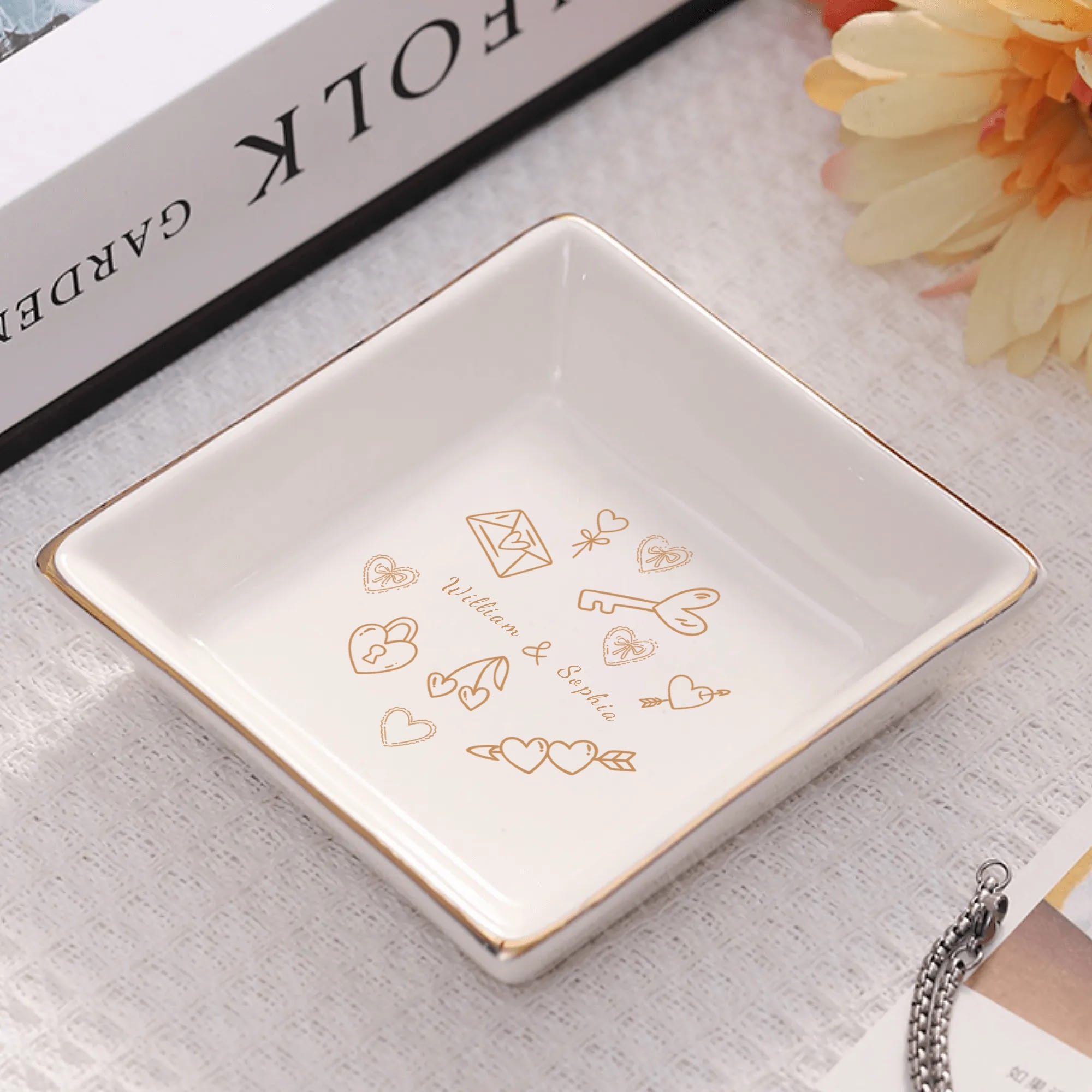 Custom Ceramic Square Dinner Plates Appetizer Plates 1 Pcs ,2 Pcs, 4 Pcs - Image 4