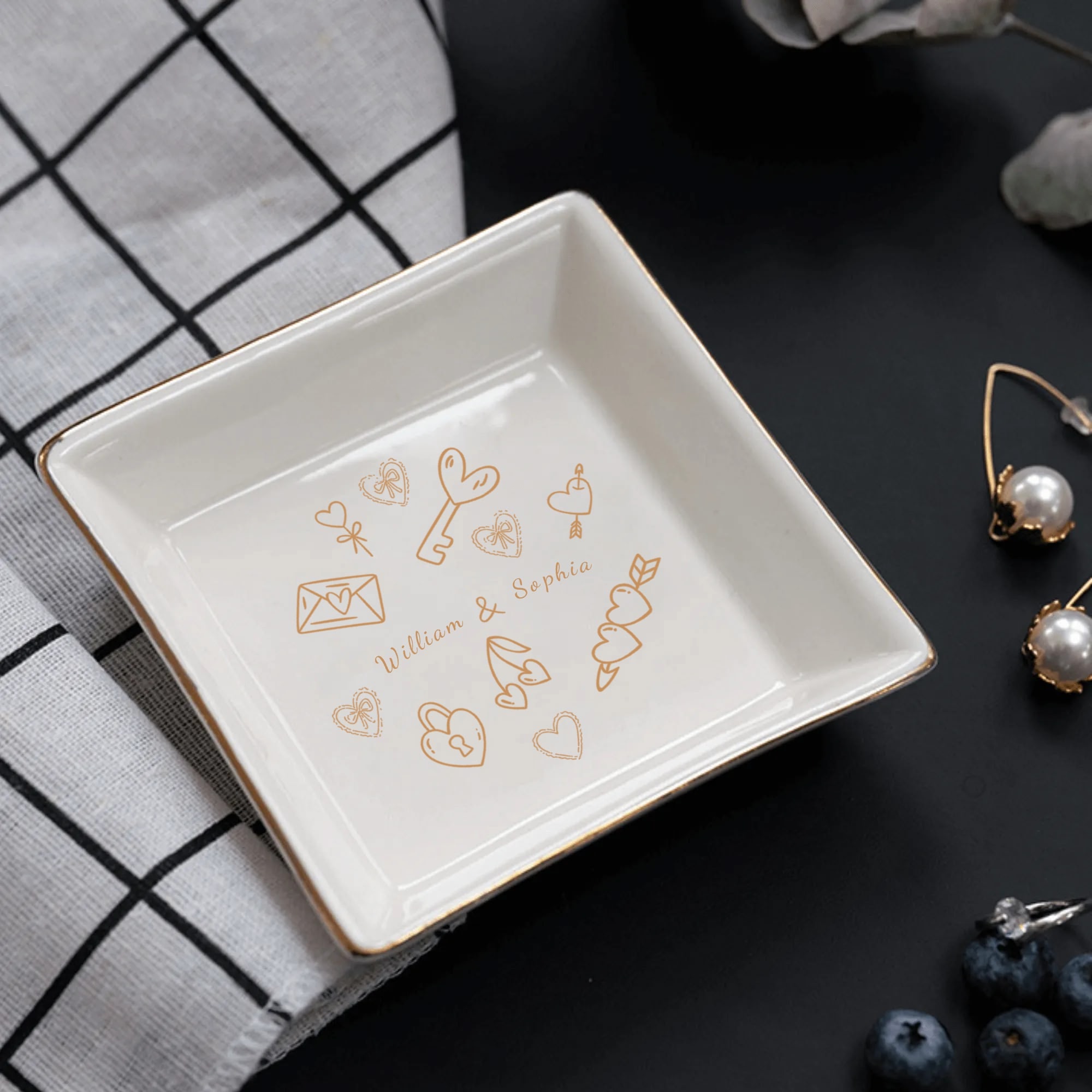 Custom Ceramic Square Dinner Plates Appetizer Plates 1 Pcs ,2 Pcs, 4 Pcs - Image 5