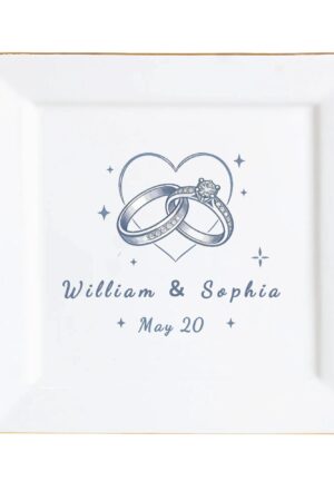 Custom Ceramic Square Dinner Plates Appetizer Plates 1 Pcs ,2 Pcs, 4 Pcs