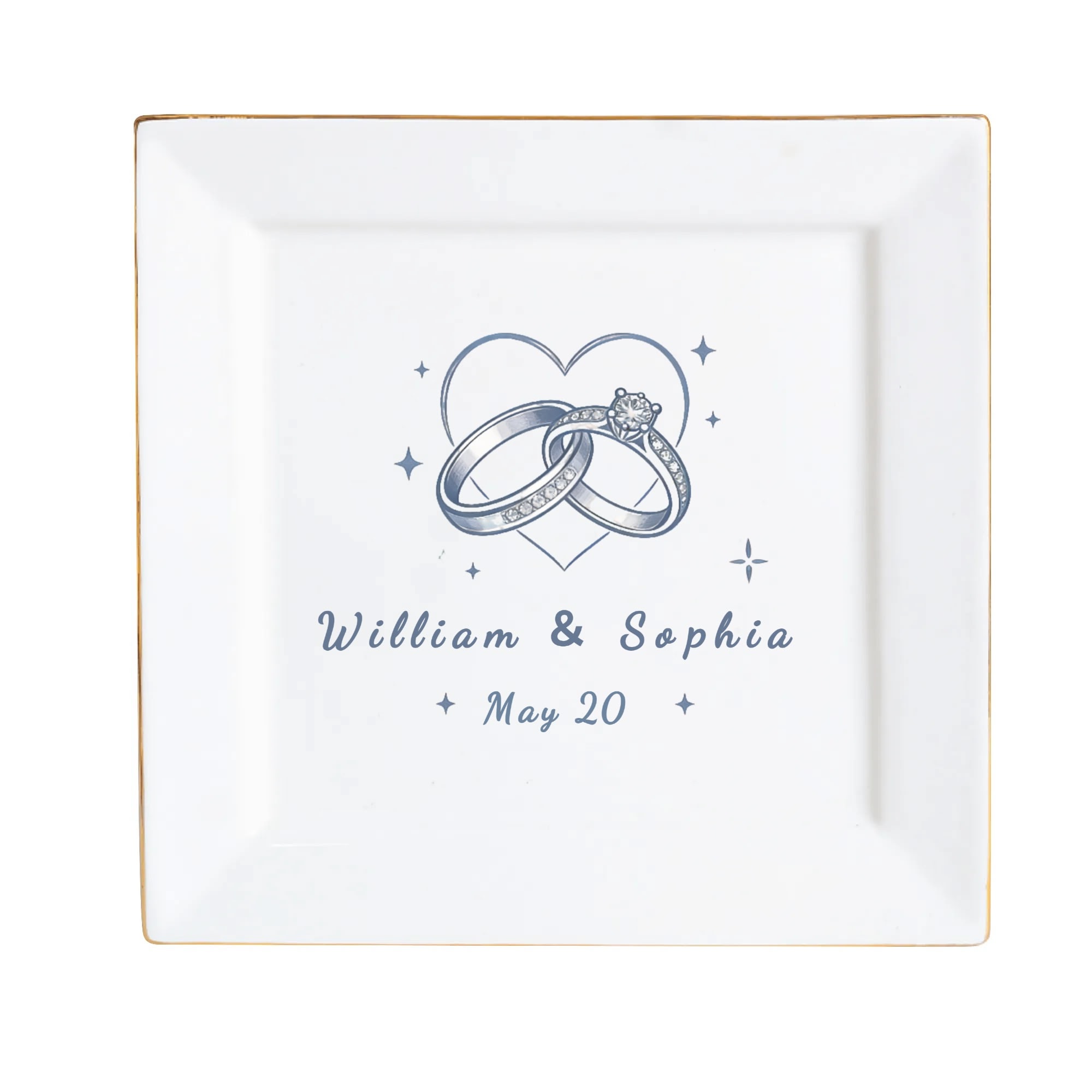 Custom Ceramic Square Dinner Plates Appetizer Plates 1 Pcs ,2 Pcs, 4 Pcs