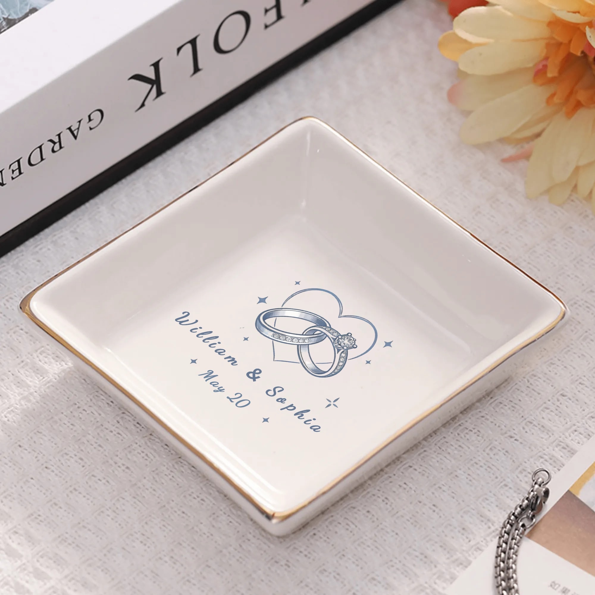 Custom Ceramic Square Dinner Plates Appetizer Plates 1 Pcs ,2 Pcs, 4 Pcs - Image 4