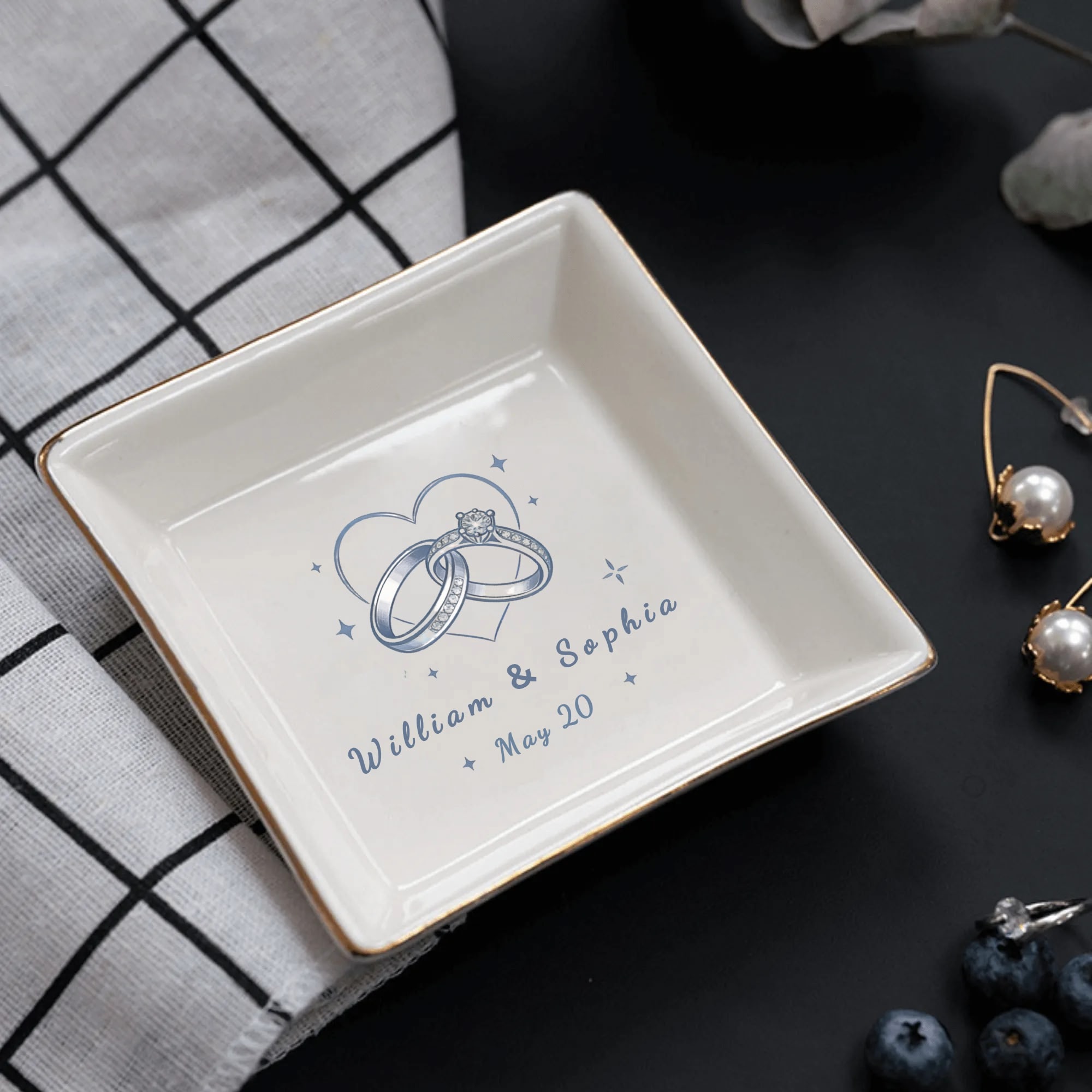 Custom Ceramic Square Dinner Plates Appetizer Plates 1 Pcs ,2 Pcs, 4 Pcs - Image 5