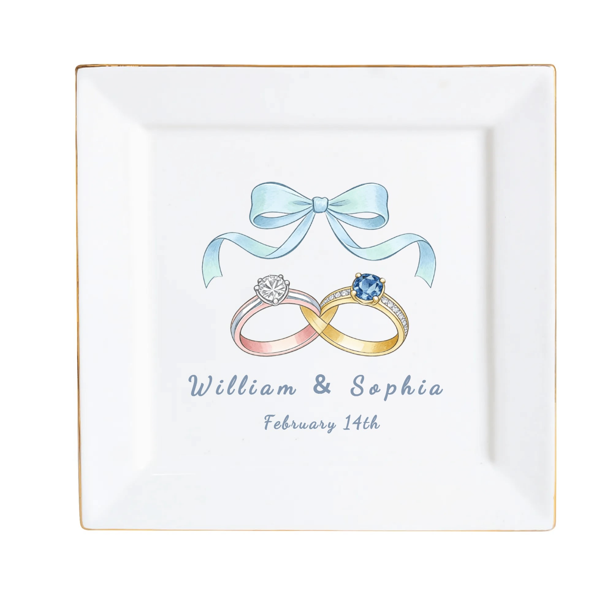 Custom Ceramic Square Dinner Plates Appetizer Plates 1 Pcs ,2 Pcs, 4 Pcs