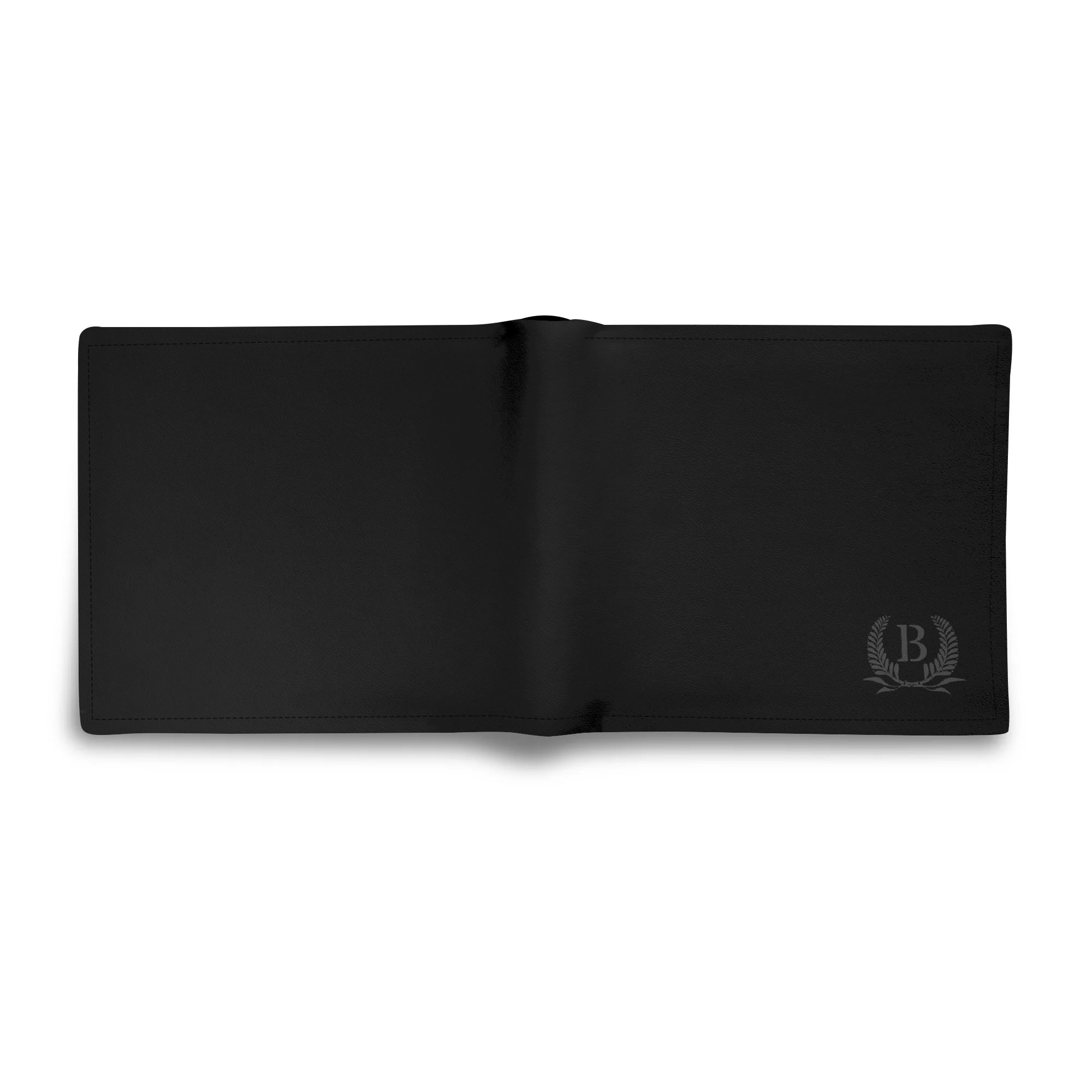 Men's Minimalist Top-Grain Leather Wallet Paper Folded Wallet - Image 3