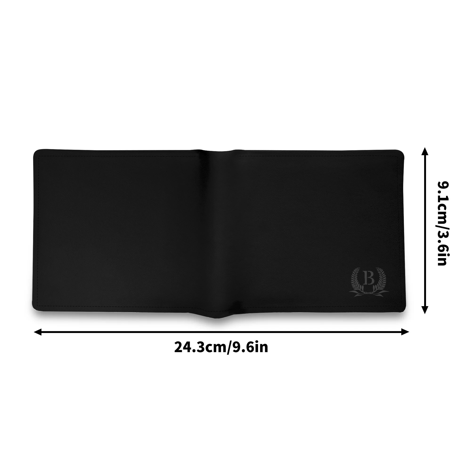 Men's Minimalist Top-Grain Leather Wallet Paper Folded Wallet - Image 4