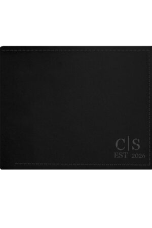 Men's Minimalist Top-Grain Leather Wallet Paper Folded Wallet