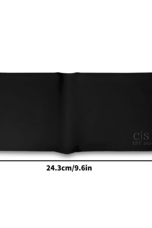 Men's Minimalist Top-Grain Leather Wallet Paper Folded Wallet