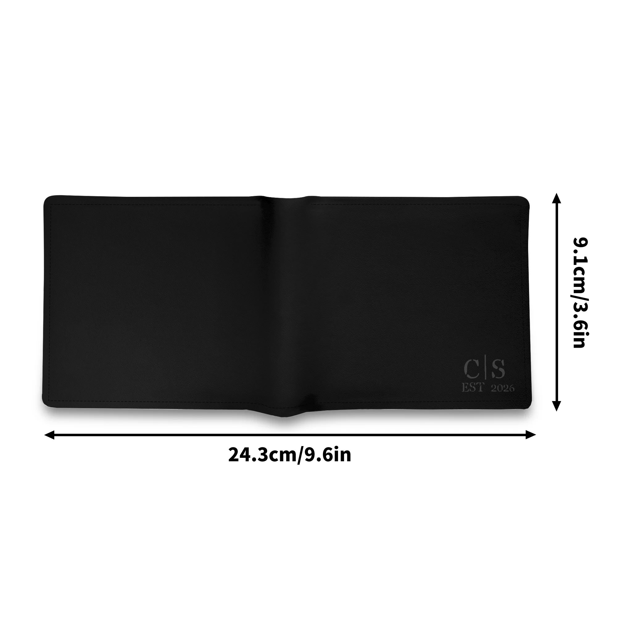 Men's Minimalist Top-Grain Leather Wallet Paper Folded Wallet - Image 4