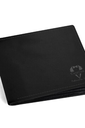 Men's Minimalist Top-Grain Leather Wallet Paper Folded Wallet