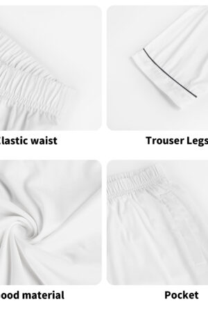 Unisex Long Sleeve Adult Nightwear Pajama Set