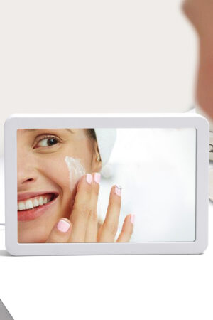 Rectangle LED Mirror Light - Personalized Photo Love Yourself Love Family