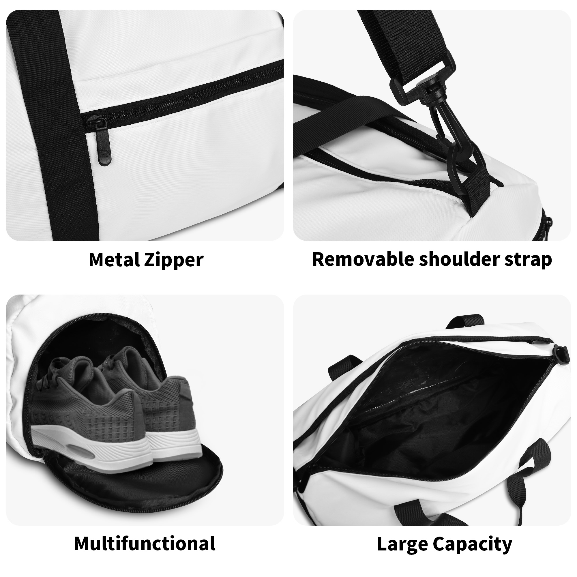 Fashion Sports Luggage Bag Gym Bag Duffle Bag - Image 12