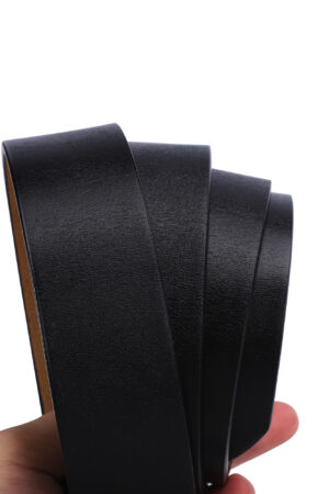 Black Engraved Leather Belt Funny Personalized Gift For Husband Boyfriend