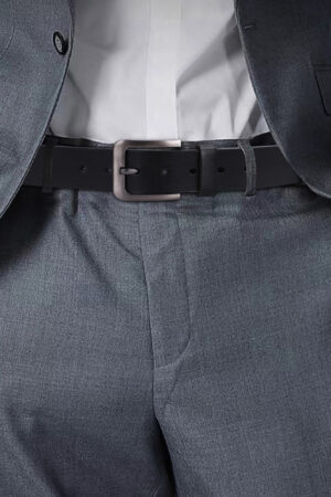 Black Engraved Leather Belt Funny Personalized Gift For Husband Boyfriend