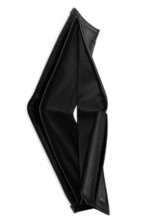 Men's Minimalist Top-Grain Leather Wallet Paper Folded Wallet