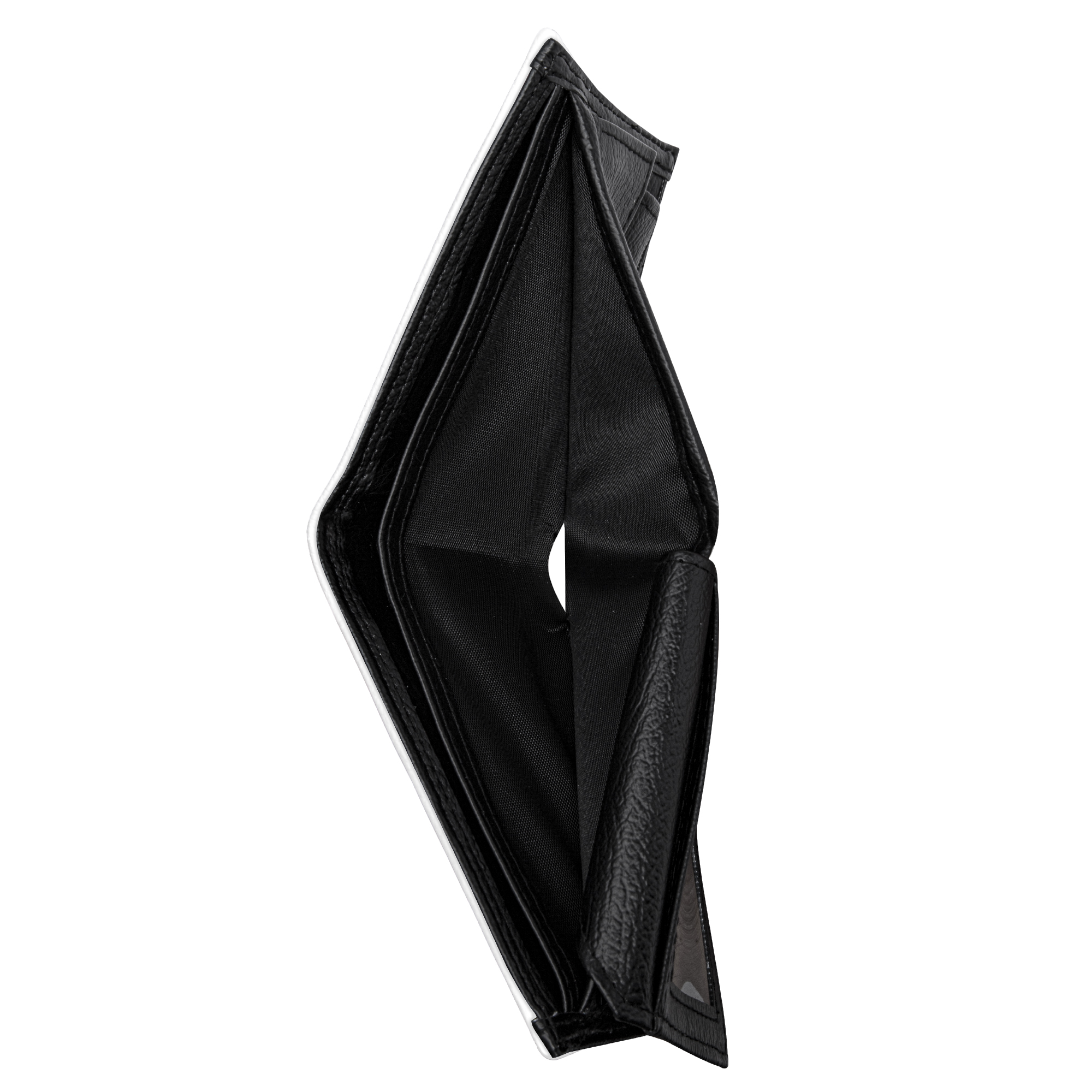 Men's Minimalist Top-Grain Leather Wallet Paper Folded Wallet - Image 5