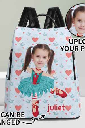 New Travel PU Daypack Anti-theft Backpack Nursing Bag