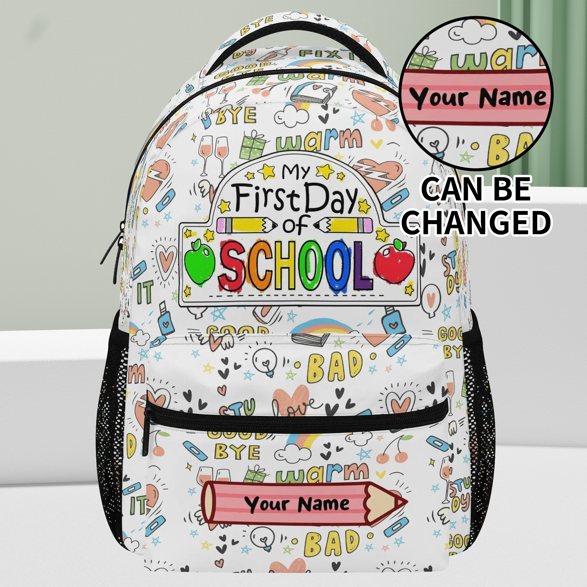 New 15 Inch Casual Style School Backpack